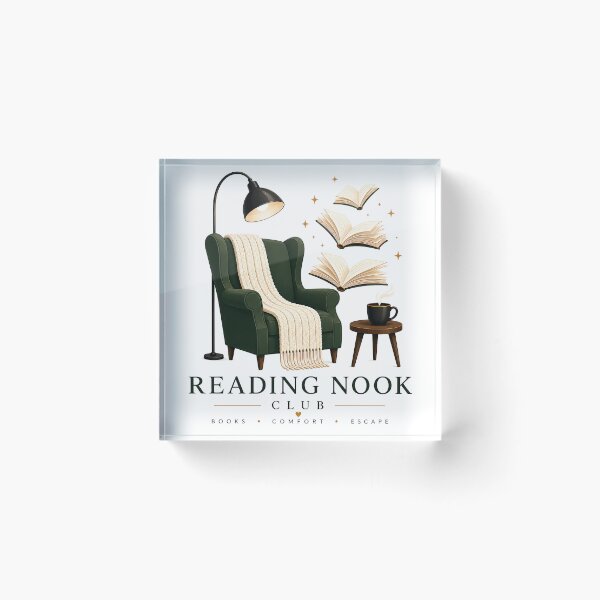 Item preview, Reading Nook Club – Cozy Book Lover Reading Chair Library Gift designed and sold by Digital Culture Studio.