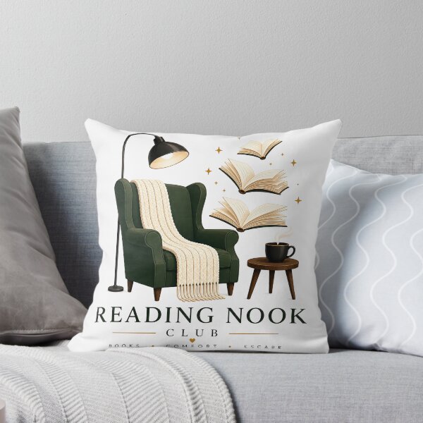Item preview, Reading Nook Club – Cozy Book Lover Reading Chair Library Gift designed and sold by Digital Culture Studio.