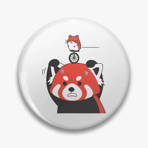 Item preview, Cute Red Panda Balancing Hamster on Unicycle Cute Animal Circus designed and sold by Amir Faysal.
