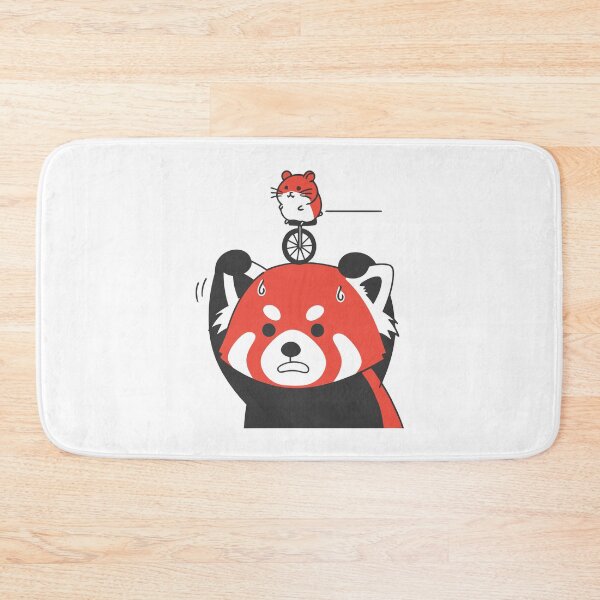 Item preview, Cute Red Panda Balancing Hamster on Unicycle Cute Animal Circus designed and sold by Amir Faysal.