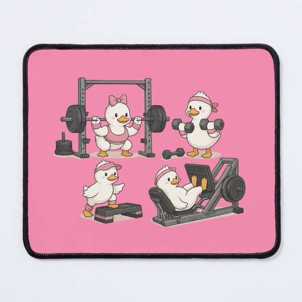 Item preview, Cute Ducks Gym Leg Day Workout Illustration, Funny Workout Tee, Weightlifting Goose Bumps Fitness designed and sold by HamadaArtivio1.