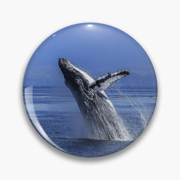 Item preview, Humpback Whale Breaching in Alaska designed and sold by AlaskaExtreme.