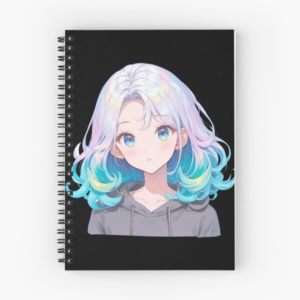 Item preview, Sweet Aqua – Pastel Rainbow Anime Girl designed and sold by bella-rosa87.
