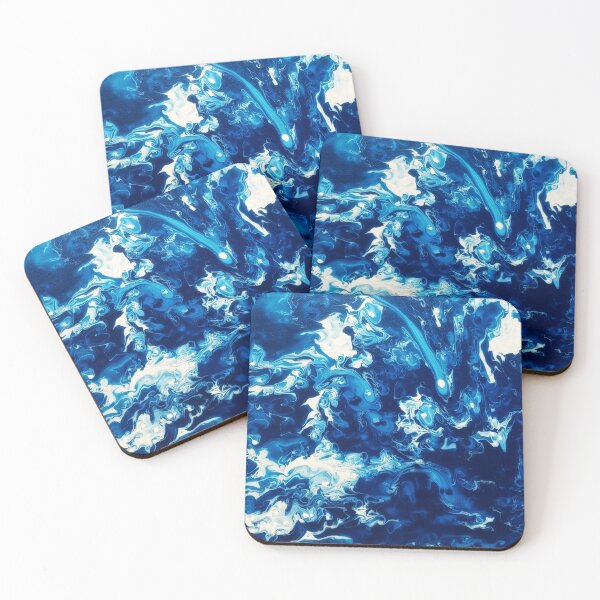 Item preview, White Water Whirlpools - Acrylic Pour Painting designed and sold by JTLenny.