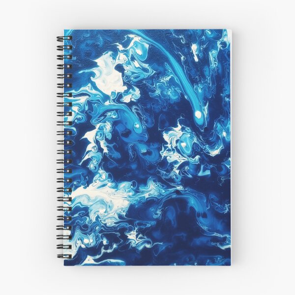 Item preview, White Water Whirlpools - Acrylic Pour Painting designed and sold by JTLenny.