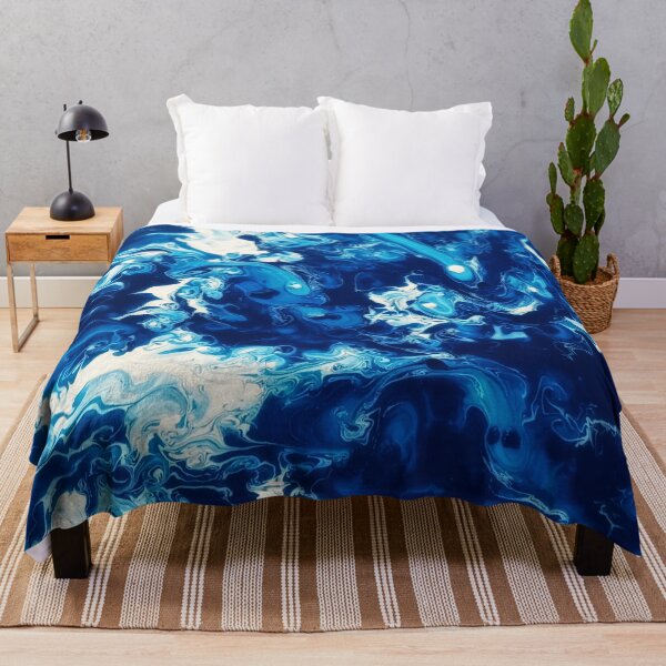 Item preview, White Water Whirlpools - Acrylic Pour Painting designed and sold by JTLenny.