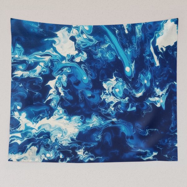 Item preview, White Water Whirlpools - Acrylic Pour Painting designed and sold by JTLenny.
