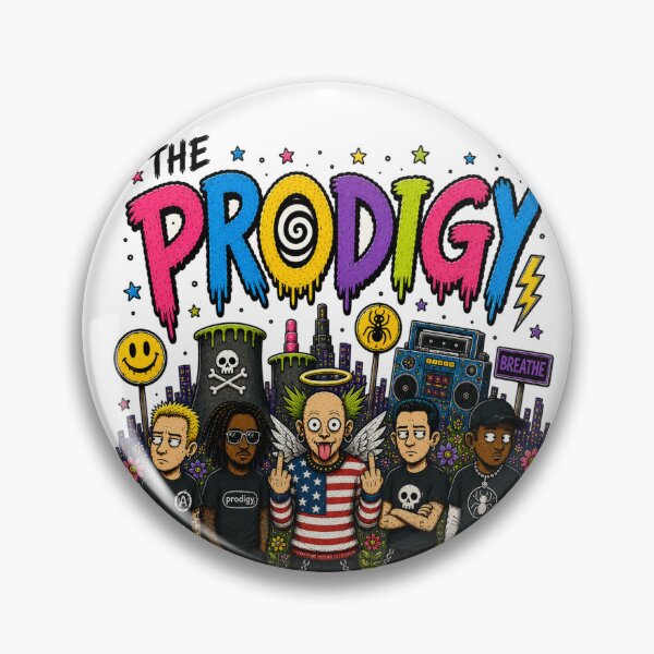 Item preview, The Prodigy Punk Rave Tribute Graphic designed and sold by curiouschimp.