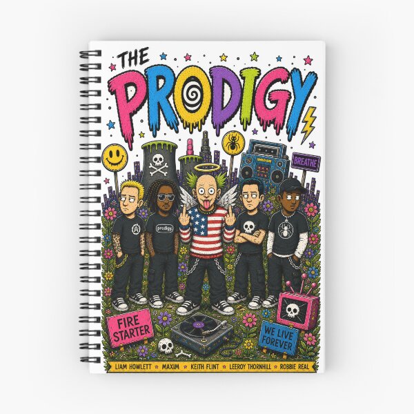 Item preview, The Prodigy Punk Rave Tribute Graphic designed and sold by curiouschimp.