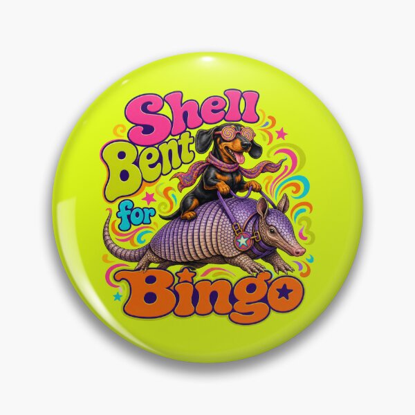Item preview, Bingo Bound Dachshund on an Armadillo designed and sold by ShindigiddyDog.