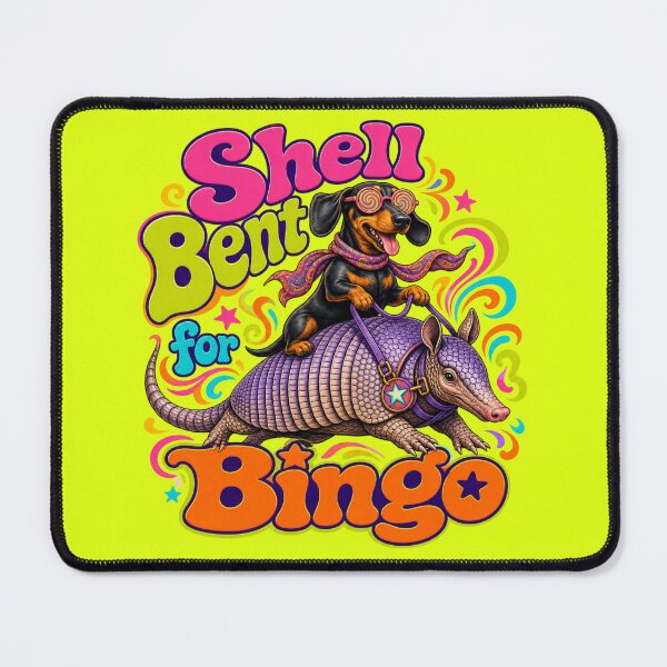 Item preview, Bingo Bound Dachshund on an Armadillo designed and sold by ShindigiddyDog.