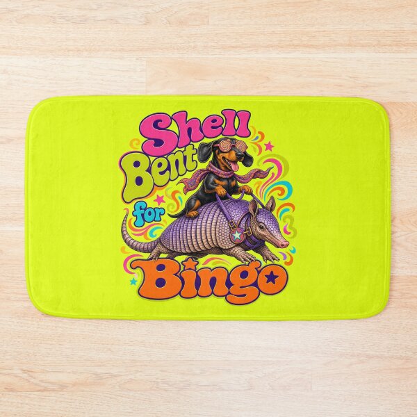 Item preview, Bingo Bound Dachshund on an Armadillo designed and sold by ShindigiddyDog.