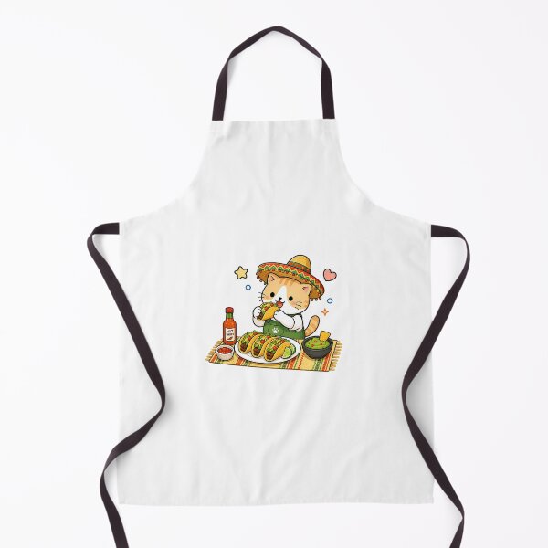 Item preview, Cute Taco Cat Kawaii Mexican Food Ginger Kitty Illustration designed and sold by NoopnyangStudio.