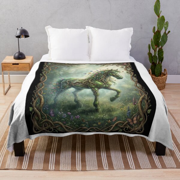 Item preview, Enchanted Forest Spirit Horse designed and sold by OddlySticky.