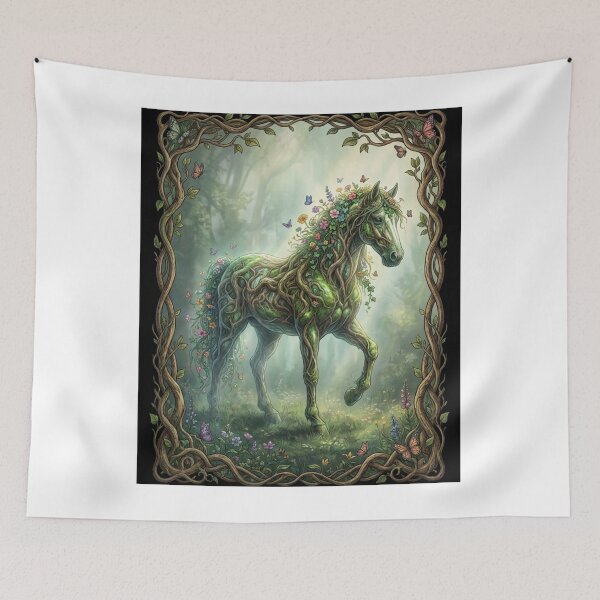 Item preview, Enchanted Forest Spirit Horse designed and sold by OddlySticky.