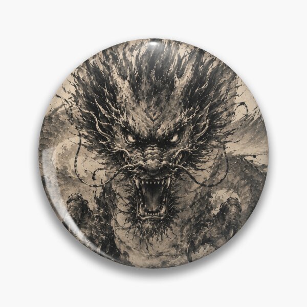 Item preview, Fierce Japanese Dragon Guardian designed and sold by  Silent Japan Studio.