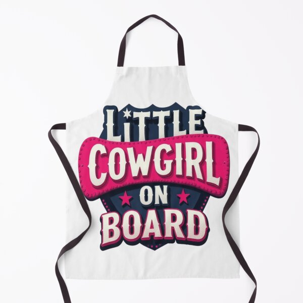 Item preview, Little Cowgirl On Board Car Sticker | Cute Country Western Decal designed and sold by CodellCreations.