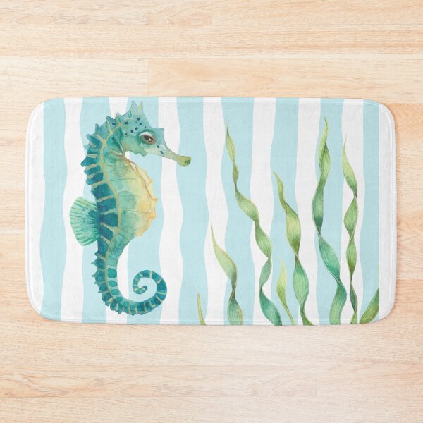 Item preview, Seahouse Summer Stripe designed and sold by Cosmic Badger.