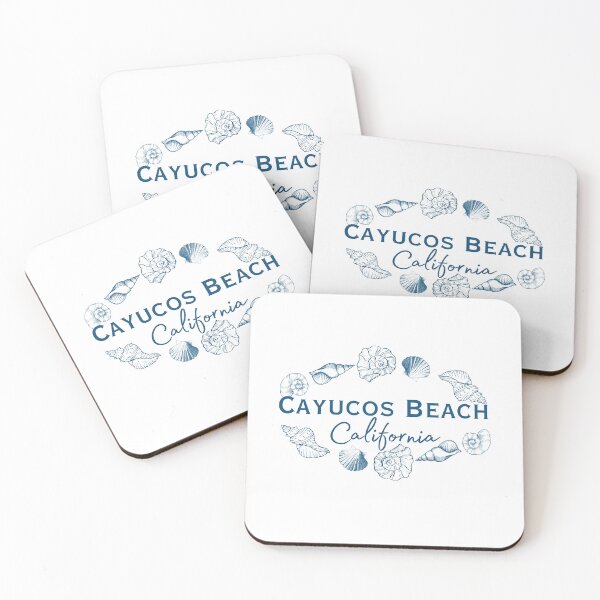 Item preview, Cayucos Beach California Vintage Seashell Wreath Design designed and sold by DonnaRaine.