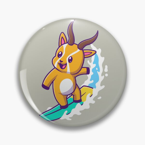 Item preview, A Gazelle on The Surfboard, Gift For SurfLover designed and sold by MalwasBasket.