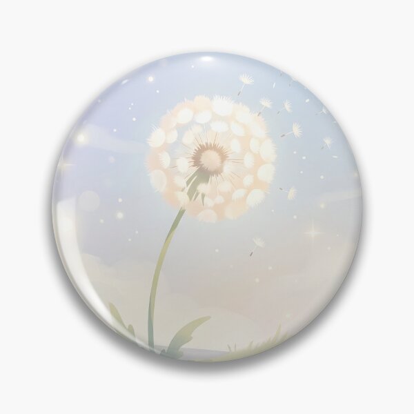 Item preview, Peaceful Dandelion and Soft Pastel Sunset Meadow designed and sold by Neural Dream.