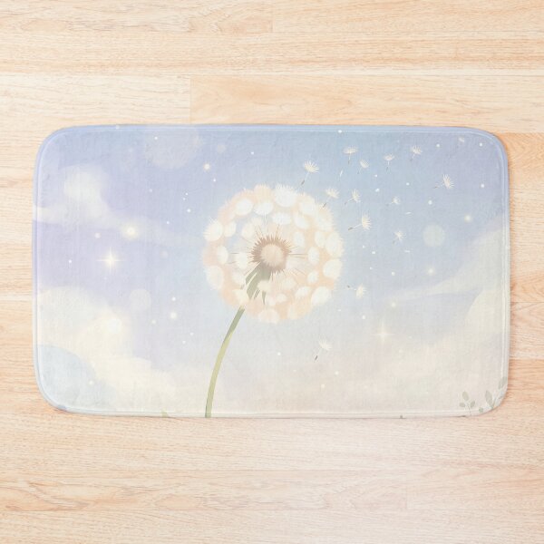 Item preview, Peaceful Dandelion and Soft Pastel Sunset Meadow designed and sold by Neural Dream.
