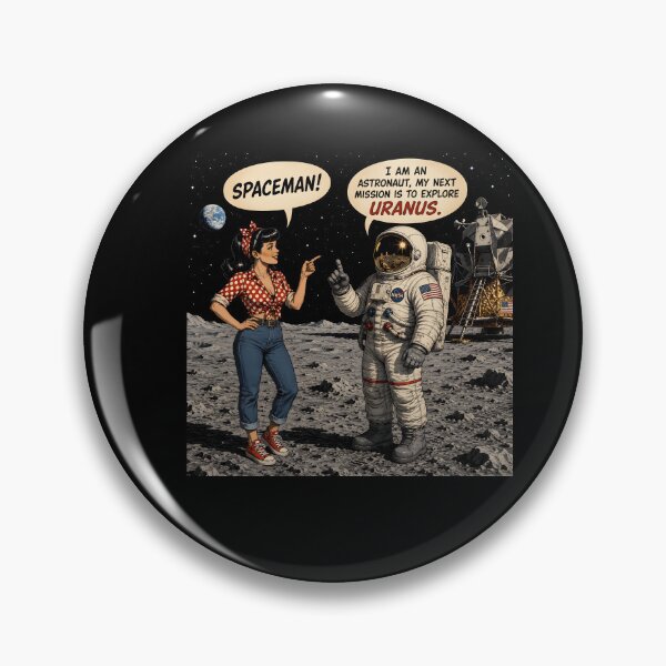 Item preview, Spaceman Funny Astronaut Uranus Space Pun designed and sold by Hornace88studio.