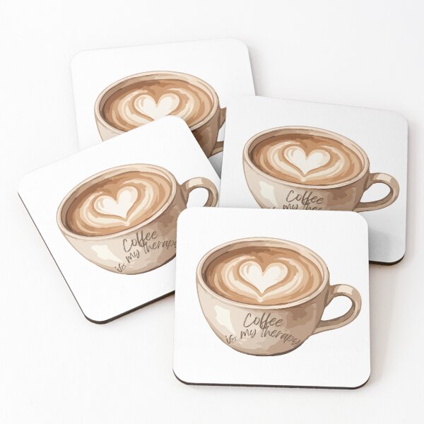 Item preview, Coffee is my therapy designed and sold by Lina Khaled.