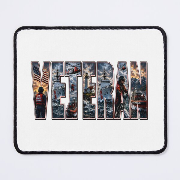 Item preview, VETERAN – Coast Guard Tribute Military designed and sold by Dad Duty Designs.