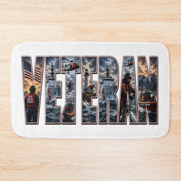 Item preview, VETERAN – Coast Guard Tribute Military designed and sold by Dad Duty Designs.