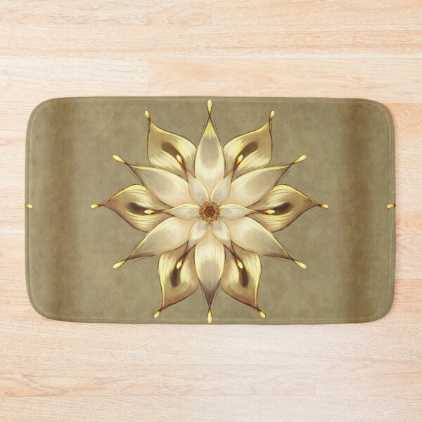 Item preview, gold silk flower designed and sold by Thistlegrove.