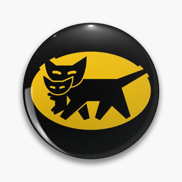 Item preview, Yamato Transport Cat Logo (Kuroneko Express Vintage Emblem) designed and sold by House of the Future.