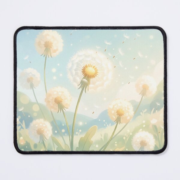 Item preview, Delicate Dandelions Blowing in the Spring Wind designed and sold by Neural Dream.