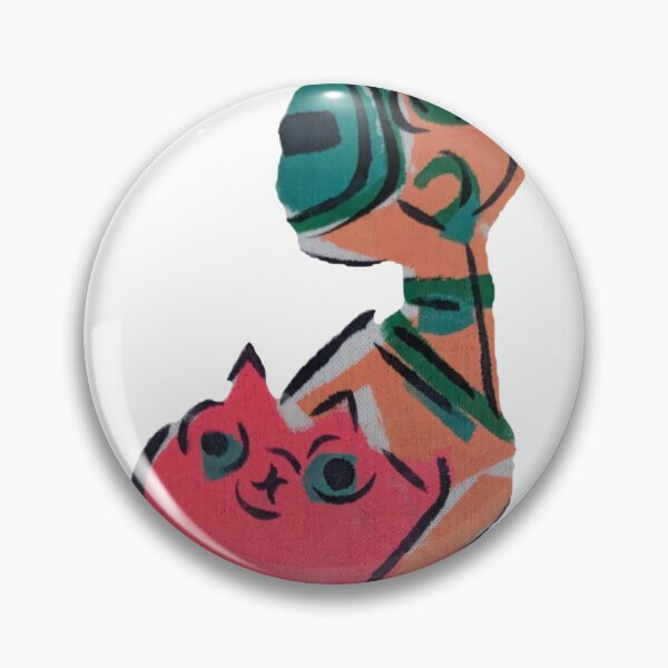 Item preview, Astronaut and pink cat  designed and sold by Bluebell art.