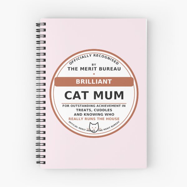 Item preview, Brilliant Cat Mum Gift | Funny Cat Mom & Pet Lover Award designed and sold by TheMeritBureau.