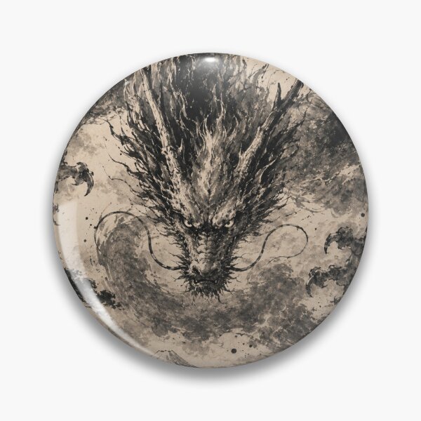 Item preview, Japanese Dragon Above Mount Fuji designed and sold by  Silent Japan Studio.