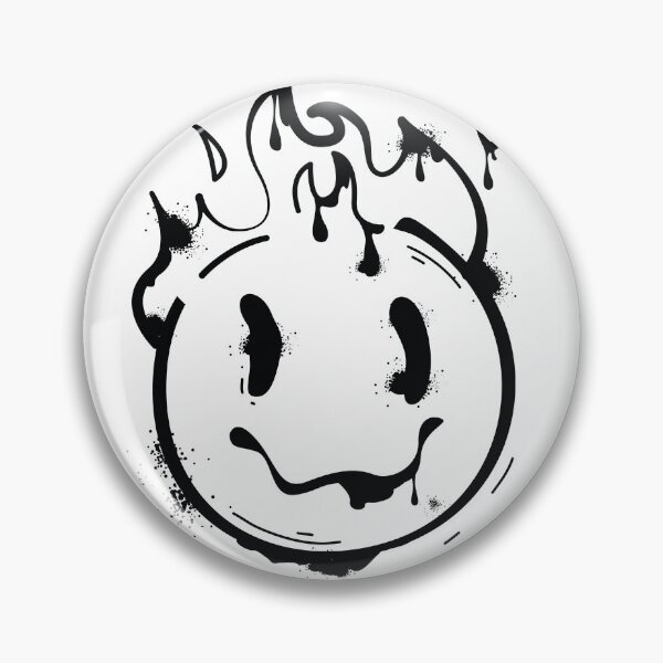 Item preview, Burning Melting Smiley Face With Flames designed and sold by ndesigne.