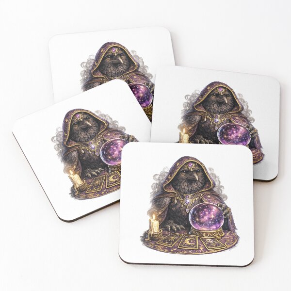 Item preview, Mystic Tarot Raven designed and sold by VerdePegajoso.