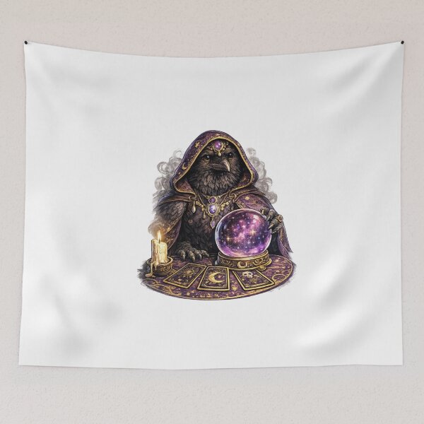 Item preview, Mystic Tarot Raven designed and sold by VerdePegajoso.