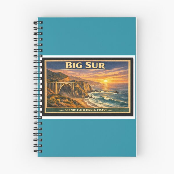 Item preview, Big Sur California Coast Poster designed and sold by Halifaxartguy.