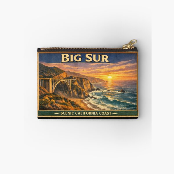 Item preview, Big Sur California Coast Poster designed and sold by Halifaxartguy.