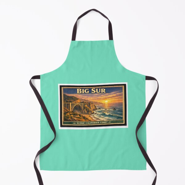 Item preview, Big Sur California Coast Poster designed and sold by Halifaxartguy.