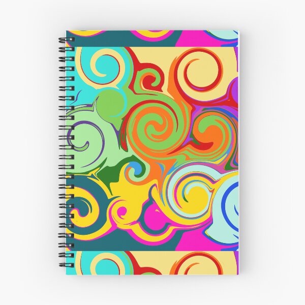 Item preview, swirls of the rainbow  designed and sold by LostThenFoundas.