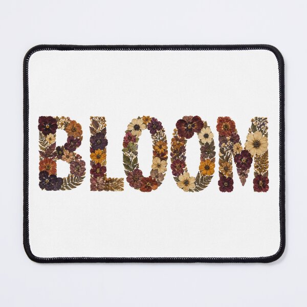Item preview, Bloom Floral Typography Vintage Pressed Wildflower Letters Botanical Cottagecore Word Art designed and sold by RoPrincess.