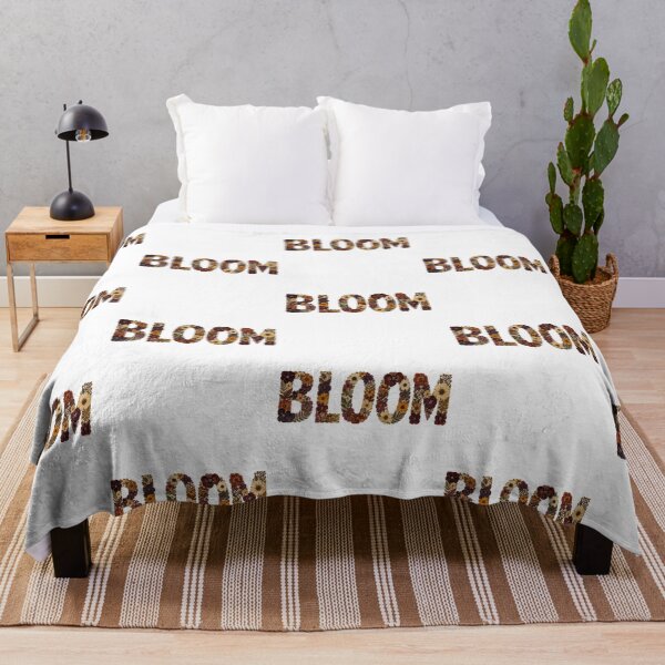 Item preview, Bloom Floral Typography Vintage Pressed Wildflower Letters Botanical Cottagecore Word Art designed and sold by RoPrincess.