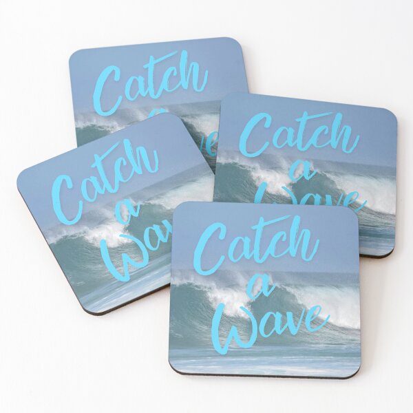 Item preview, Aqua Blue CATCH A WAVE Over Oceans Waves designed and sold by trixie666.