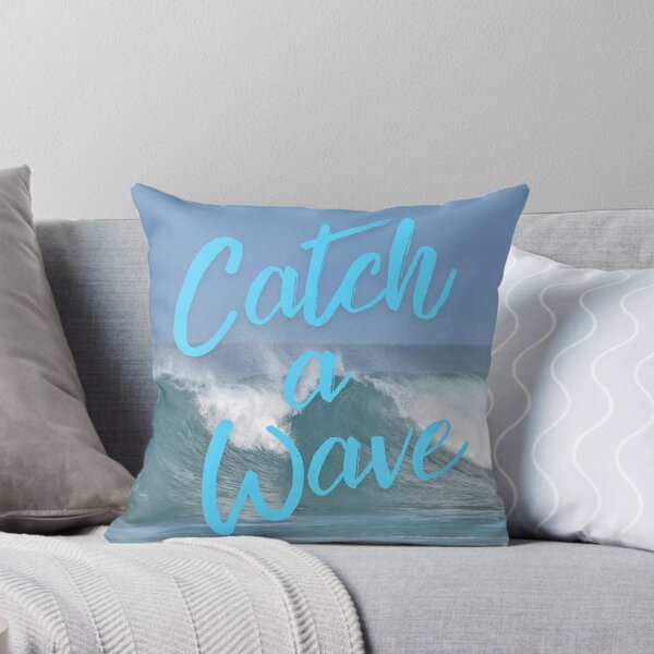 Item preview, Aqua Blue CATCH A WAVE Over Oceans Waves designed and sold by trixie666.