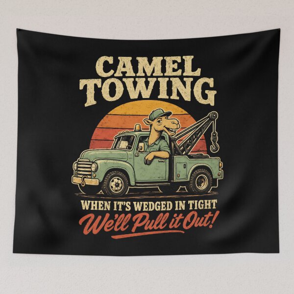 Item preview, Camel Towing When It’s Wedged In Tight designed and sold by Victor Shadehorn.