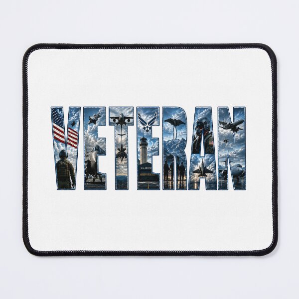 Item preview, VETERAN – Air Force Tribute Military designed and sold by Dad Duty Designs.