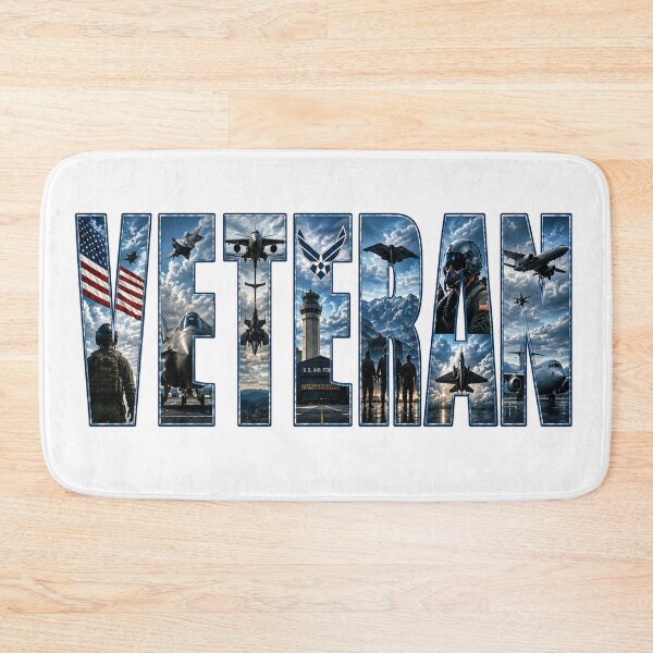 Item preview, VETERAN – Air Force Tribute Military designed and sold by Dad Duty Designs.
